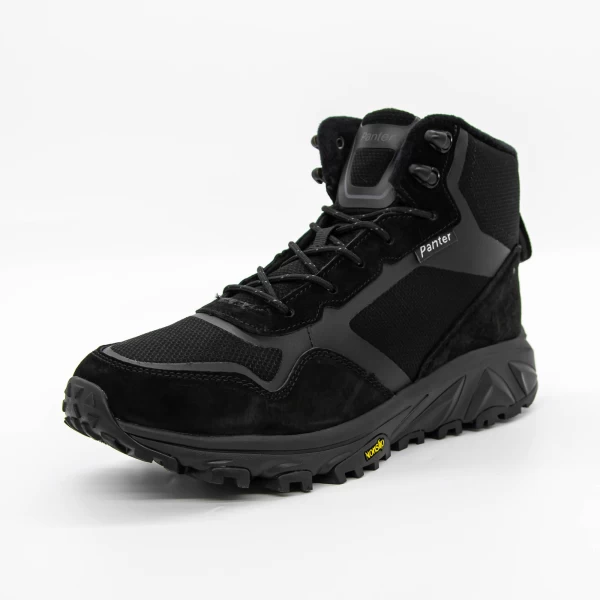 Männerstiefel Y217-2 Schwarzgrau Leopard