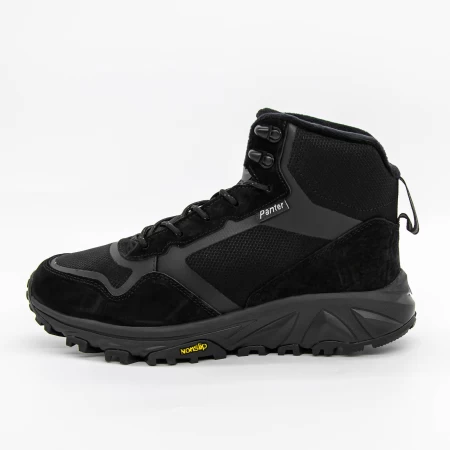 Männerstiefel Y217-2 Schwarzgrau Leopard