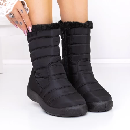 Frauenstiefel mit Fur LLS-072 Black | Botinelli