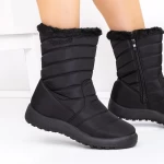 Frauenstiefel mit Fur LLS-072 Black | Botinelli