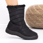 Frauenstiefel mit Fur LLS-072 Black | Botinelli