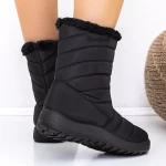 Frauenstiefel mit Fur LLS-072 Black | Botinelli