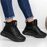 Frauenstiefel mit Fur LLS-081 Black | Botinelli