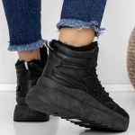 Frauenstiefel mit Fur LLS-081 Black | Botinelli