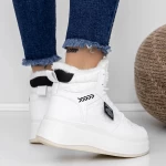 Frauenstiefel mit Fur LLS-087 White | Botinelli