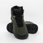 Herren Y207-4 Dunkelgrün-orangefarbene Stiefel Leopard