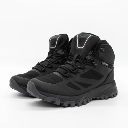 Männerstiefel Y215-2 Schwarzgrau Leopard