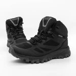 Männerstiefel Y215-2 Schwarzgrau Leopard