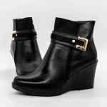 Frauenstiefel mit Pelz A967 Black | Mode