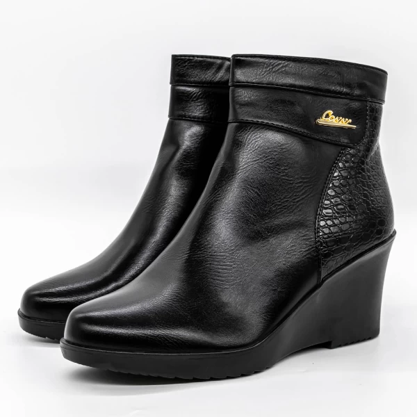 Frauenstiefel mit Pelz A1017 Black | Mode