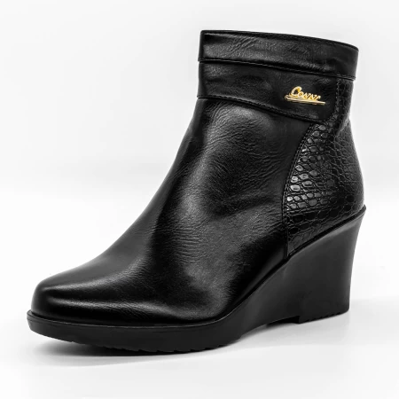 Frauenstiefel mit Pelz A1017 Black | Mode