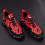 Herren Sportschuhe F266 rot Stephano
