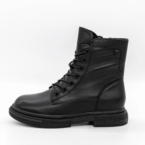 Frauenstiefel im Frühjahr 6178 Schwarz | Gebildet
