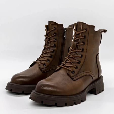 Frauenstiefel im Frühling-Autumn 9139 Brown | Gebildet