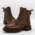 Frauenstiefel im Frühling-Autumn 9139 Brown | Gebildet