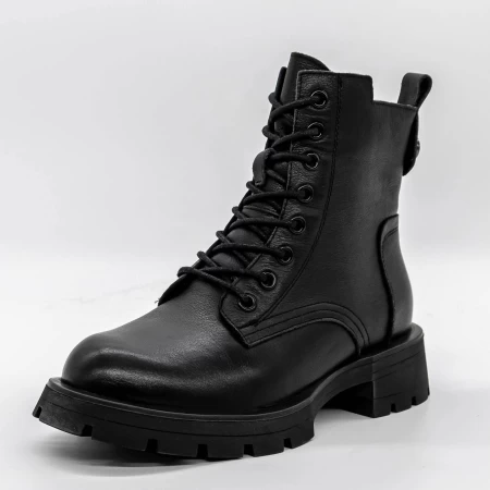 Frauenstiefel im Spring-Auto 9139 Black | Gebildet