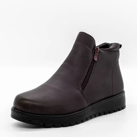 Frauenstiefel mit Pelz B17-22 Lila Mode