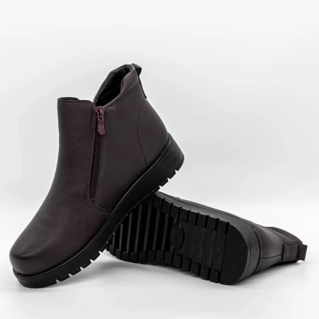 Frauenstiefel mit Pelz B17-22 Lila Mode