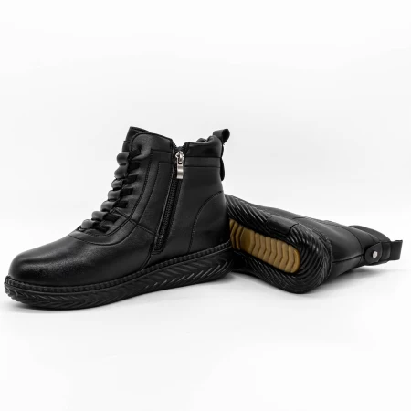 Frauenstiefel mit Pelz BK835-1 Schwarz | Mode