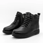 Frauenstiefel mit Pelz BK835-1 Schwarz | Mode
