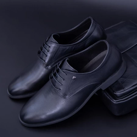 Herrenschuhe aus natürlichen Leder K3505 Black | Stephano