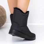 Frauenstiefel mit Pelz B13-1 Schwarz | Mode