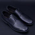 Herrenschuhe aus natürlichen Leder K3505 Black | Stephano