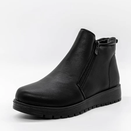 Frauenstiefel mit Pelz B17-1 Schwarz | Mode