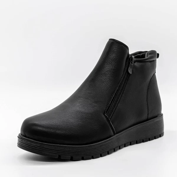 Frauenstiefel mit Pelz B17-1 Schwarz | Mode