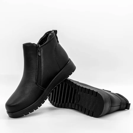 Frauenstiefel mit Pelz B17-1 Schwarz | Mode