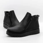 Frauenstiefel mit Pelz B17-1 Schwarz | Mode