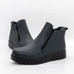 Frauenstiefel mit Pelz B17-10 Blau Mode
