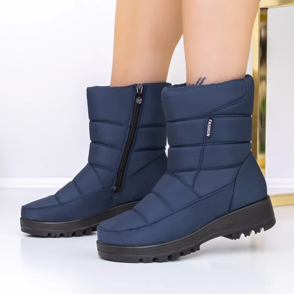 Frauenstiefel mit Pelz 721-10 Blau | Mode