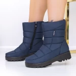 Frauenstiefel mit Pelz 721-10 Blau | Mode