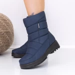 Frauenstiefel mit Pelz 721-10 Blau | Mode