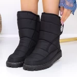 Frauenstiefel mit Pelz A21-1 Schwarz | Mode