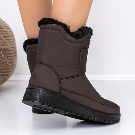 Frauenstiefel mit Pelz B13-26 Brown | Mode