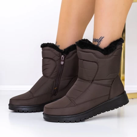 Frauenstiefel mit Pelz B13-26 Brown | Mode