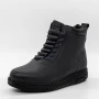 Frauenstiefel mit Pelz BK835-10 Blau Mode