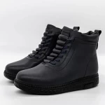 Frauenstiefel mit Pelz BK835-10 Blau Mode