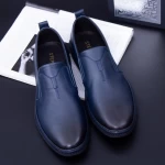 Herrenschuhe aus natürlichen Leder KL60803 Blau | Stephano