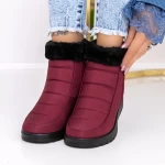 Frauenstiefel mit Pelz B26-9 Rot Mode
