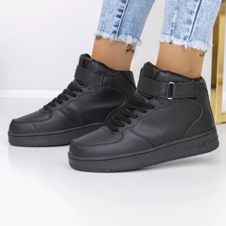 Frauenstiefel mit Pelz 6615-17 Schwarz | Mode