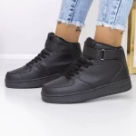 Frauenstiefel mit Pelz 6615-17 Schwarz | Mode