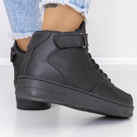 Frauenstiefel mit Pelz 6615-17 Schwarz | Mode