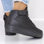 Frauenstiefel mit Pelz 6615-17 Schwarz | Mode