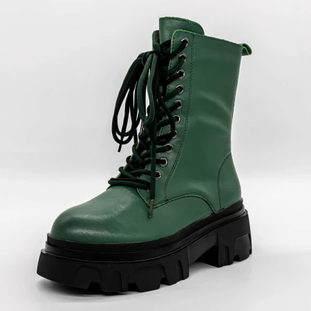 Frauenstiefel im Frühjahr 687553 Grün | Gebildet