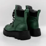 Frauenstiefel mit Pelz 62299 Grün | Gebildet
