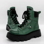 Frauenstiefel mit Pelz 62299 Grün | Gebildet