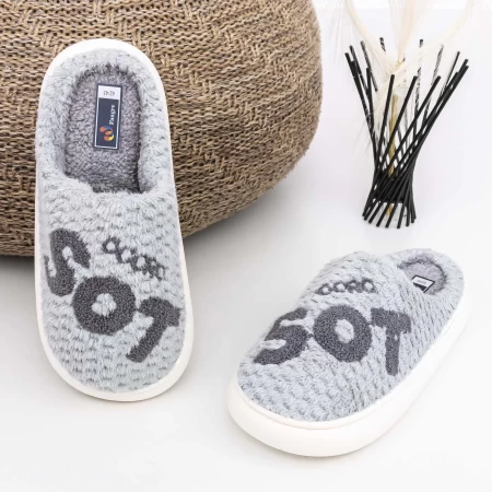 Männer A-629 Pantoffeln Jasnoszary | Mode